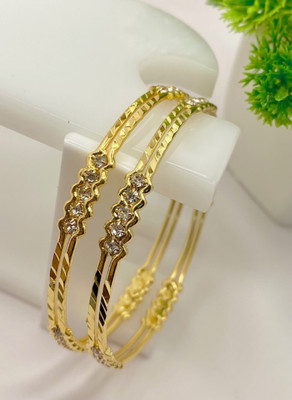 AARTISAI Alloy Gold-plated Bangle Set(Pack of 2)