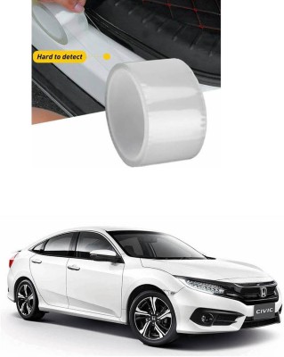 APICAL Plastic Car Door Guard(White, Pack of 1, Honda, Civic)