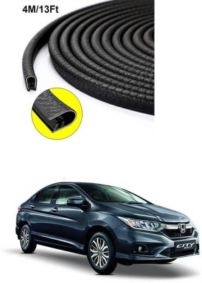 APICAL Plastic, Carbon Steel Car Door Guard(Black, Pack of 1, Honda, City)