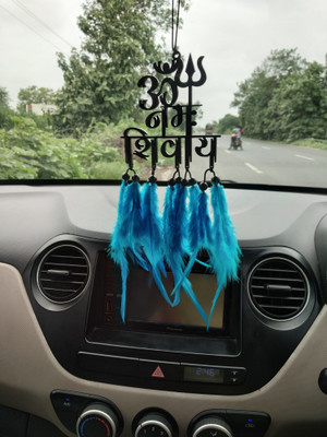 riyu retails Om Namh Shivay Car Ornaments,Showpieces ,Car Dashboard Decorative item Car Hanging Ornament(Pack of 1)