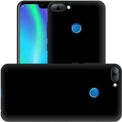Case Creation Back Cover for Huwaei Honor9N 5.84-inch(Black, Dual Protection)