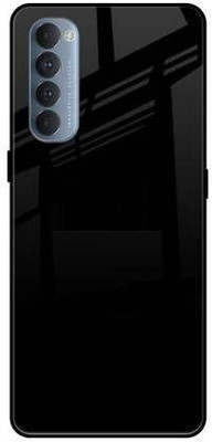 vizo Front & Back Case for OPPO Reno4 Pro(Black, Shock Proof)