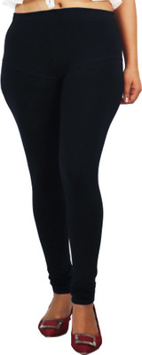 Trend Level Churidar  Western Wear Legging(Black, Solid)