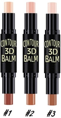 JANOST 3D High-light Shadow Concealer Pen Waterproof And Sweatproof Concealer(MULTICOLOR, 24 g)