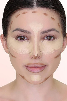 Emijun 2 IN 1 Contour And Highlighter  Concealer(BEIGE, 8 g)