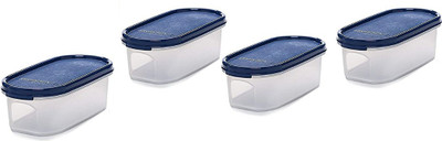 Signoraware Plastic Utility Container  - 500 ml(Pack of 4, Blue, White)