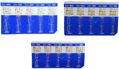 pyrax Dental Mani Diamond Burs SO-21-SF-11-&-WR13 -SET 3 Dental Elevator