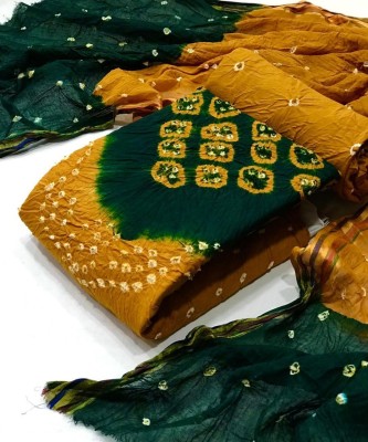 JATADHAR FAB Cotton Blend Dyed Salwar Suit Material