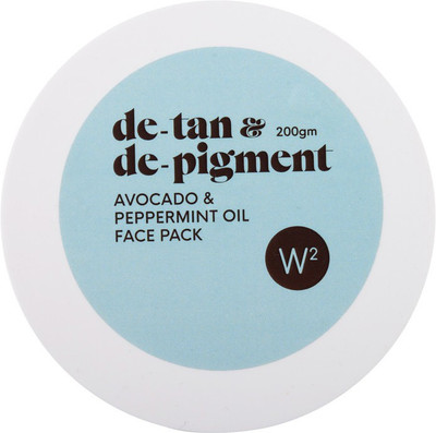 W2 De-Tan & De-Pigment Avocado & Peppermint Oil Face Pack(200 g)