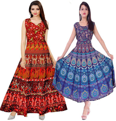 Shree Disha Flared/A-line Gown(Maroon)
