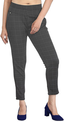 JSK Fashion Grey Jegging(Checkered)