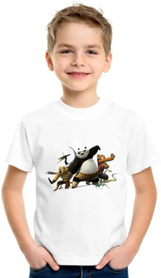 Shubham designer gallery Baby Boys & Baby Girls Printed Cotton Blend Regular T Shirt(White, Pack of 1)