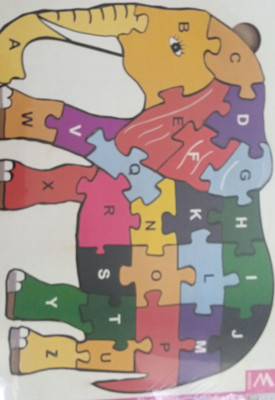 WISSEN Wet 12 Elephant Puzzle(White)