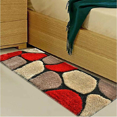 Divine Homes Multicolor Polyester Runner(2 ft,  X 5 ft, Rectangle)
