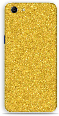 Jeeva Creation Oppo A83, oppo 83 Mobile Skin(Ultra Golden Gliter Skin With High Matte Finish.)