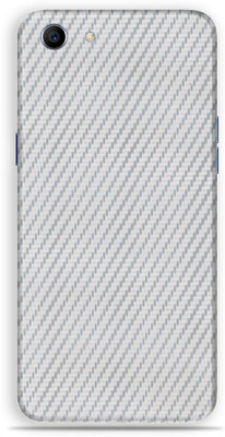 Jeeva Creation Oppo A83, oppo 83 Mobile Skin(Ultra Silver Carbon Fiber Skin With High Matte Finish.)