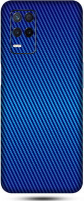OggyBaba realme narzo 30 Mobile Skin(Royal Blue Carbon Fibre Skin Matte Finish)