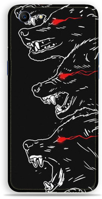 Jeeva Creation Oppo A83, oppo 83 Mobile Skin(Ultra Super Angry Wolf Skin With High Matte Finish.)