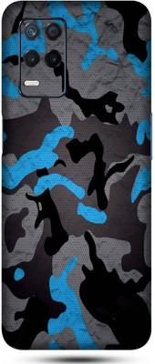 OggyBaba realme narzo 30 Mobile Skin(Military Blue Camouflage Skin Matte Finish)