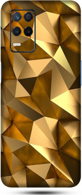 OggyBaba realme narzo 30 Mobile Skin(Golden Polygon Skin Matte Finish)