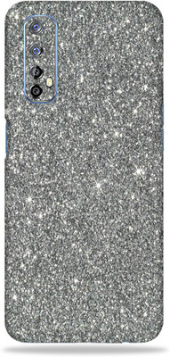 LAMHA Realme 7 Mobile Skin(Ultra Super Grey Glitter With High Matte Finish.)