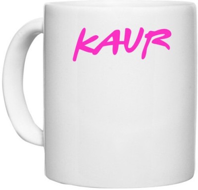 UDNAG White Ceramic Coffee / Tea 'Kaur' Perfect for Gifting [330ml] Ceramic Coffee Mug(330 ml)