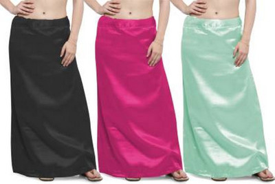 KAVYA DESIGNERS RAYON PETTICOAT PP31 Satin Blend Petticoat(Free)