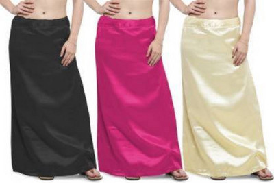 KAVYA DESIGNERS RAYON PETTICOAT PP9 Satin Blend Petticoat(Free)