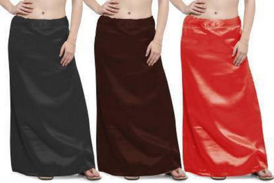KAVYA DESIGNERS RAYON PETTICOAT PP11 Satin Blend Petticoat(Free)