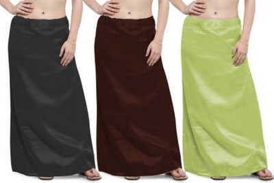 KAVYA DESIGNERS RAYON PETTICOAT PP1 Satin Blend Petticoat(Free)