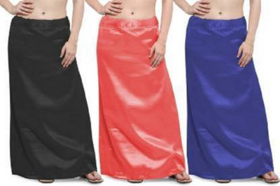KAVYA DESIGNERS RAYON PETTICOAT PP33 Satin Blend Petticoat(Free)