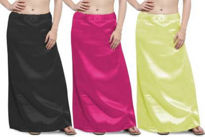 KAVYA DESIGNERS RAYON PETTICOAT PP32 Satin Blend Petticoat(Free)