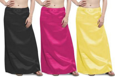 KAVYA DESIGNERS RAYON PETTICOAT PP26 Satin Blend Petticoat(Free)