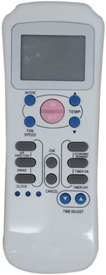 Piyush REMOTE COMPATIBLE FOR CARRIER AC 82.OLD REMOTE MUST BE EXACTLY SAME . SEND OLD REMOTE PHOTO AT 9822247789 WHATSAPP FOR VERIFICATION Remote Controller(White)