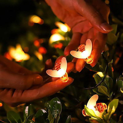 JAMBOREE 16 LEDs 3.99 m Yellow Steady Butterfly Rice Lights(Pack of 1)