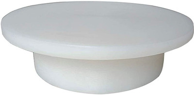 PRISMAXIC Plastic Chakla Unbreakable Roti-Maker, Rolling-pin Board- white Rolling Pin(White, Pack of 1)