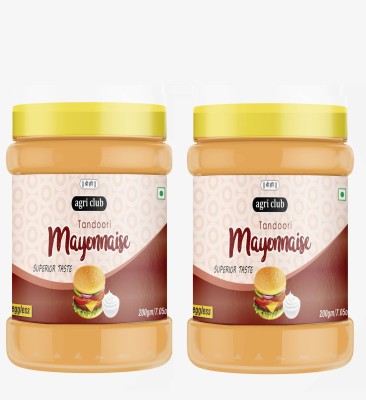 AGRI CLUB Tandoori Mayonnaise 400g(each 200g) Sauce(2 x 200 g)