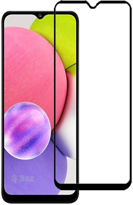 Q Box Edge To Edge Tempered Glass for Samsung Galaxy A03s(Pack of 1)