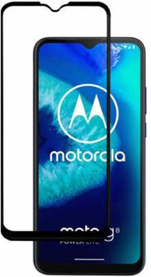 MaxR Edge To Edge Tempered Glass for MOTOROLA G8 Power Lite(Pack of 1)