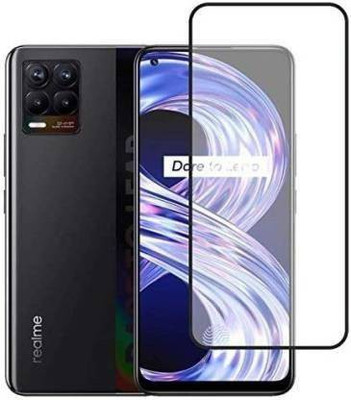 kentop Edge To Edge Tempered Glass for Realme 8s 5G(Pack of 1)