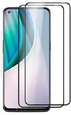 kentop Edge To Edge Tempered Glass for Realme 8s 5G(Pack of 2)