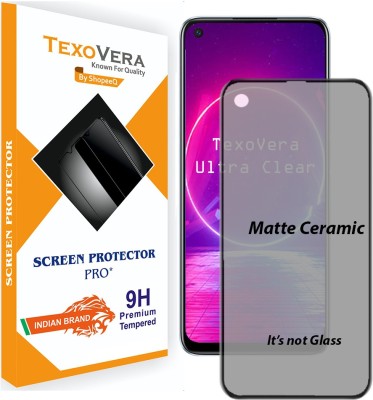 TEXOVERA Edge To Edge Tempered Glass for Realme 6, oppo a52, opoo a72, Oppo A92, Oppo A32, Oppo A33, Oppo A73, Oppo 74 5G, Realme 7, Realme 7i, Realme 8 5G, Realme C17, Realme Narzo 20 pro, Realme Narzo 30 pro 5G, oneplus 8t, REALME 8S 5G, Matte Ceramic Guard(Pack of 1)