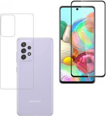 4 YARDS Front and Back Tempered Glass for Samsung Galaxy A52 (11-D)(Pack of 1)
