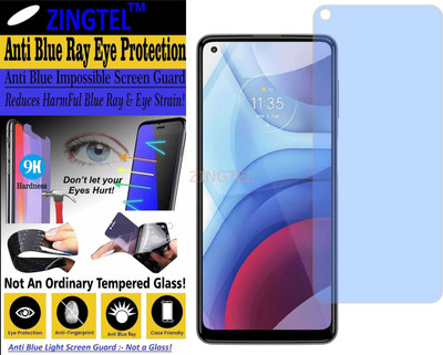 ZINGTEL Impossible Screen Guard for MOTOROLA G POWER 2021 (Impossible UV AntiBlue Light)(Pack of 1)