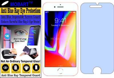 MOBART Impossible Screen Guard for APPLE IPHONE 8 S (Impossible UV AntiBlue Light)(Pack of 1)