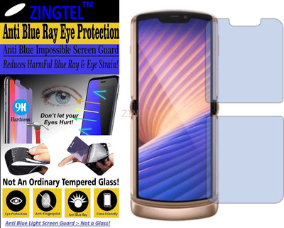 ZINGTEL Impossible Screen Guard for MOTO RAZR 5G (Impossible UV AntiBlue Light)(Pack of 1)