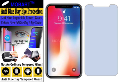 MOBART Impossible Screen Guard for APPLE IPHONE X (Impossible UV AntiBlue Light)(Pack of 1)