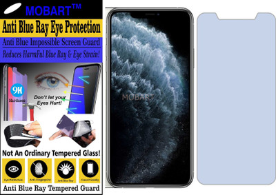 MOBART Impossible Screen Guard for APPLE IPHONE XI MAX (Impossible UV AntiBlue Light)(Pack of 1)