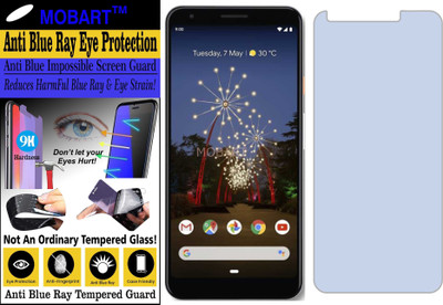 MOBART Impossible Screen Guard for GOOGLE PIXEL 3A XL (Impossible UV AntiBlue Light)(Pack of 1)