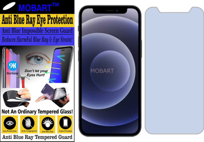MOBART Impossible Screen Guard for I PHONE 12 MINI (Impossible UV AntiBlue Light)(Pack of 1)